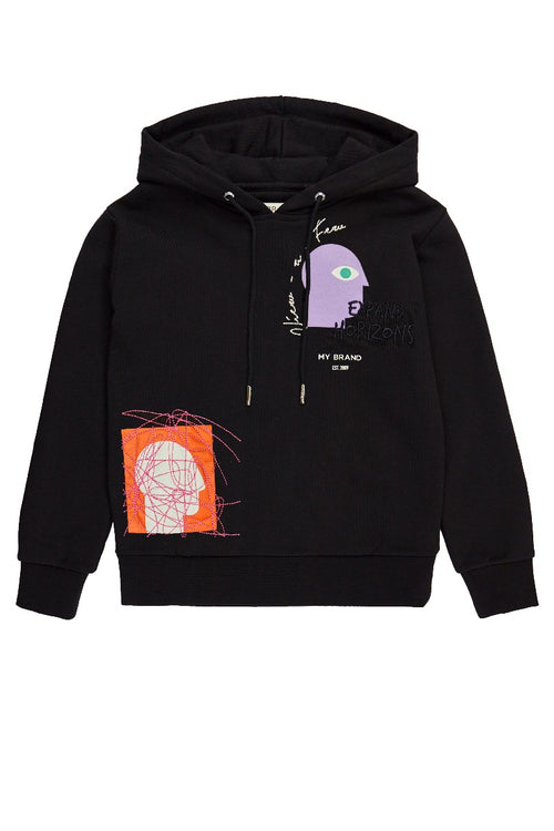 FACADE STREET ART HOODIE | BLACK