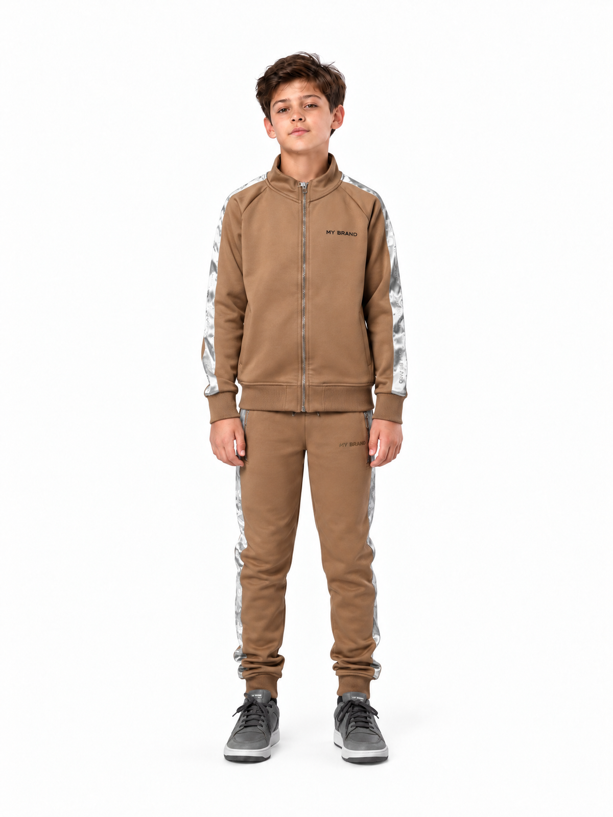 Stripe Tracksuit Lw Jacket | BEIGE