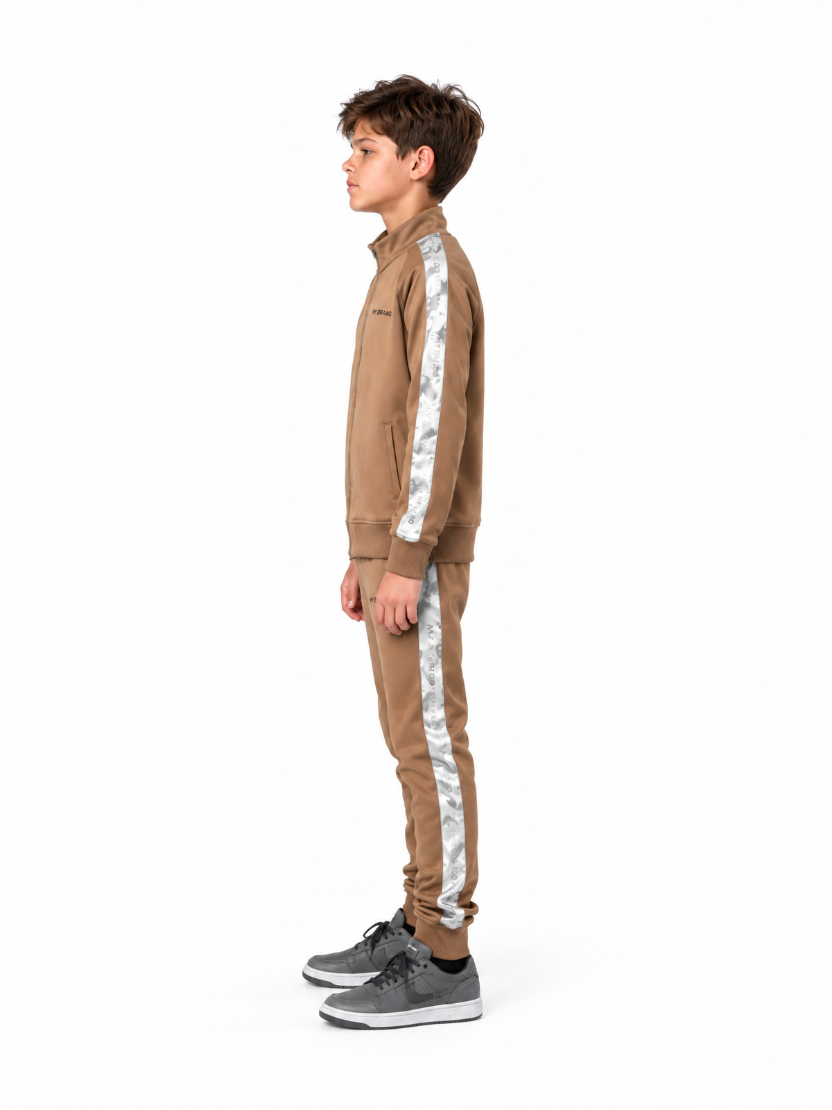 Stripe Tracksuit Lw Jacket | BEIGE