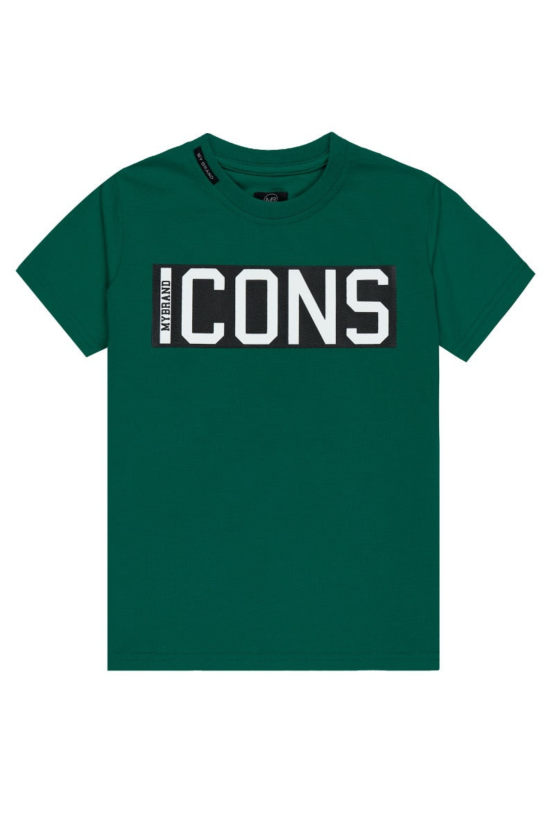 ICONS SQUARE T-SHIRT | ARMY