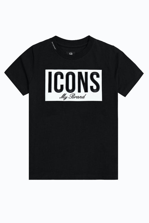 Icons Frame T-Shirt White | BLACK