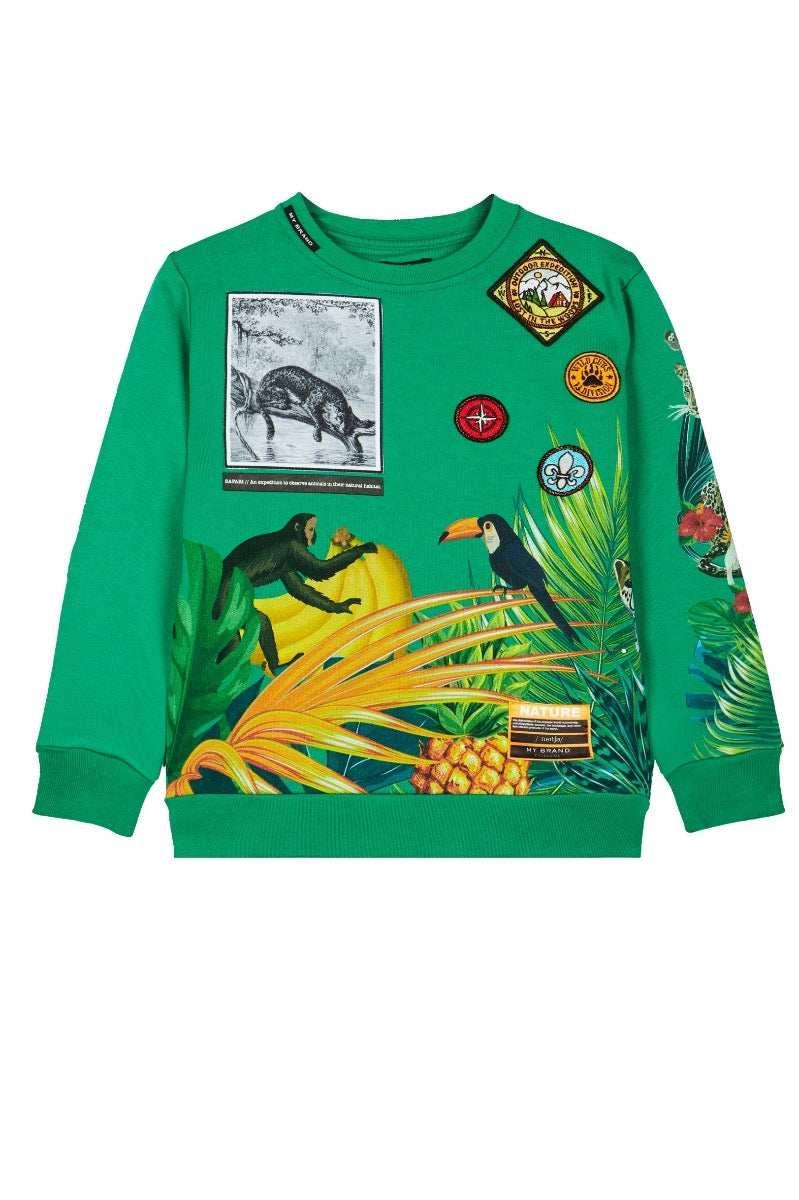 TROPICAL SWEATER | GREEN