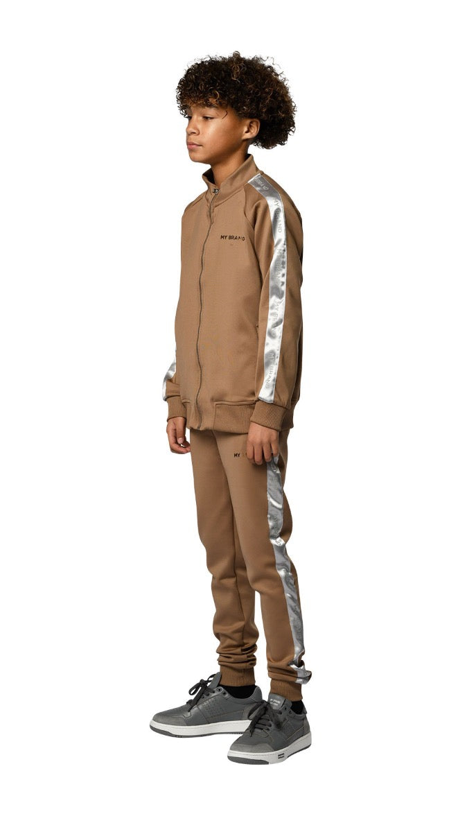 Stripe Tracksuit Lw Jacket | BEIGE