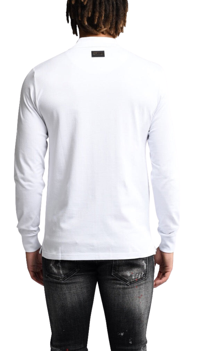 Rock Legends Longsleeve Polo White | WHITE