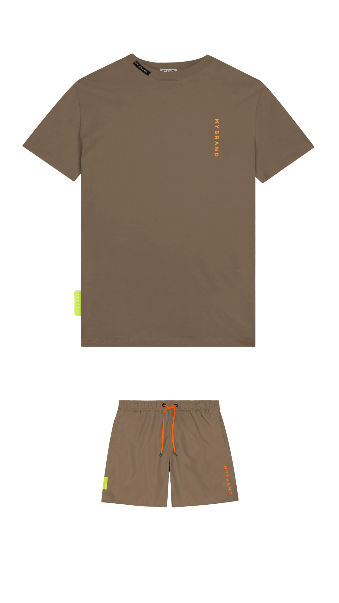 BASIC SWIM CAPSULE T-SHIR | BROWN