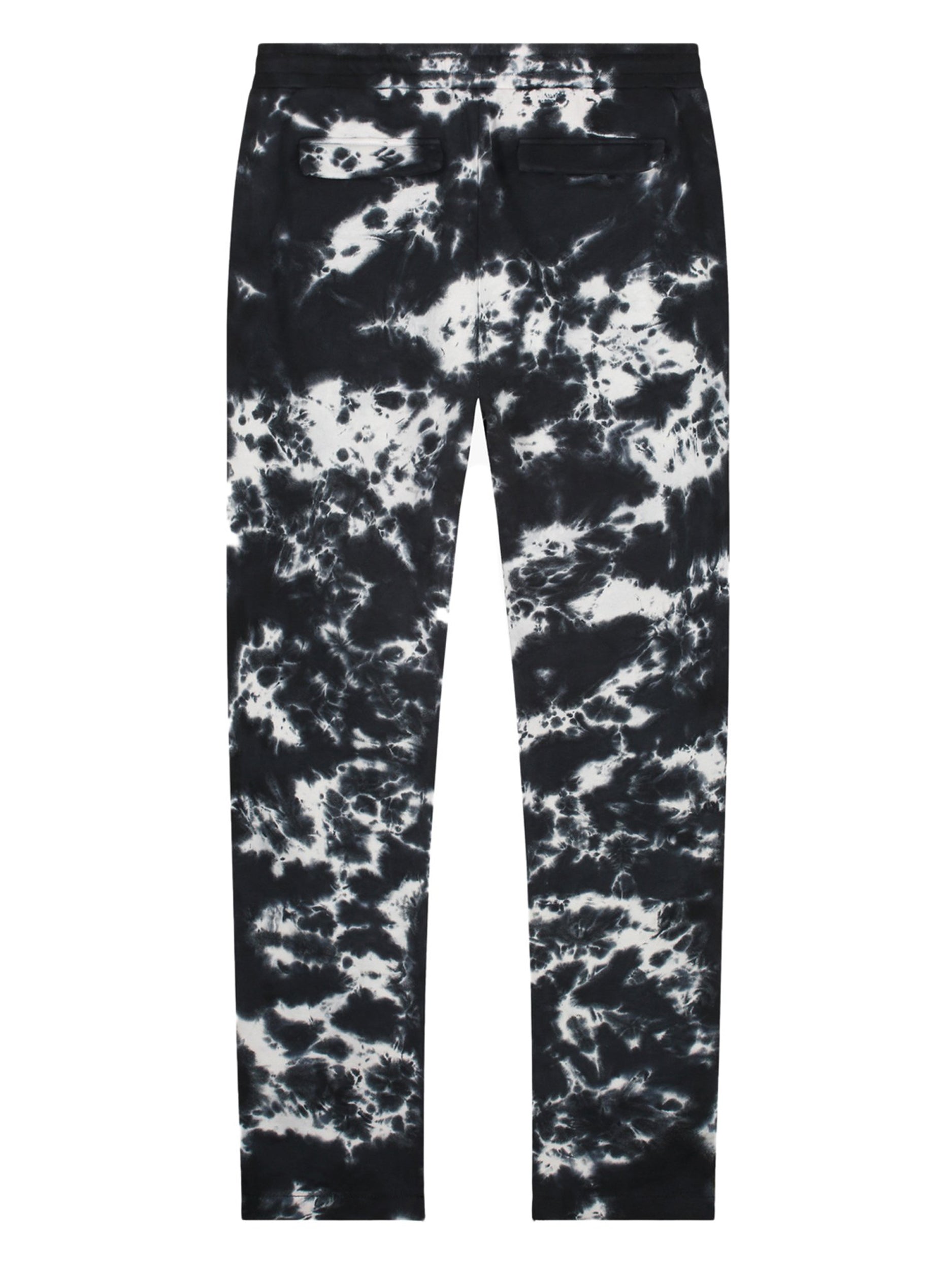 FOY TIE DYE PANT | BLACK - WHITE