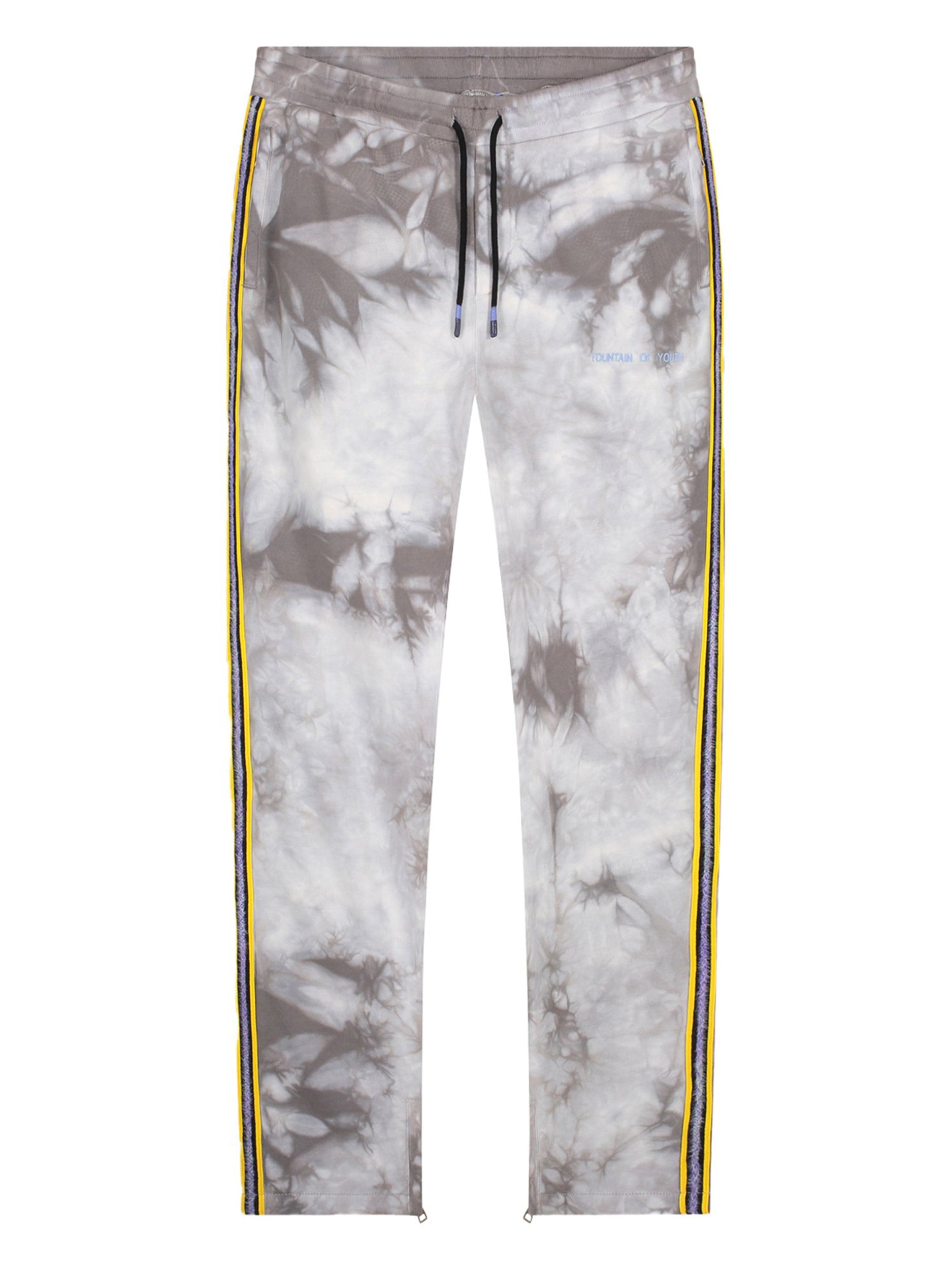 FOY TIE DYE PANT | WHITE - GREY