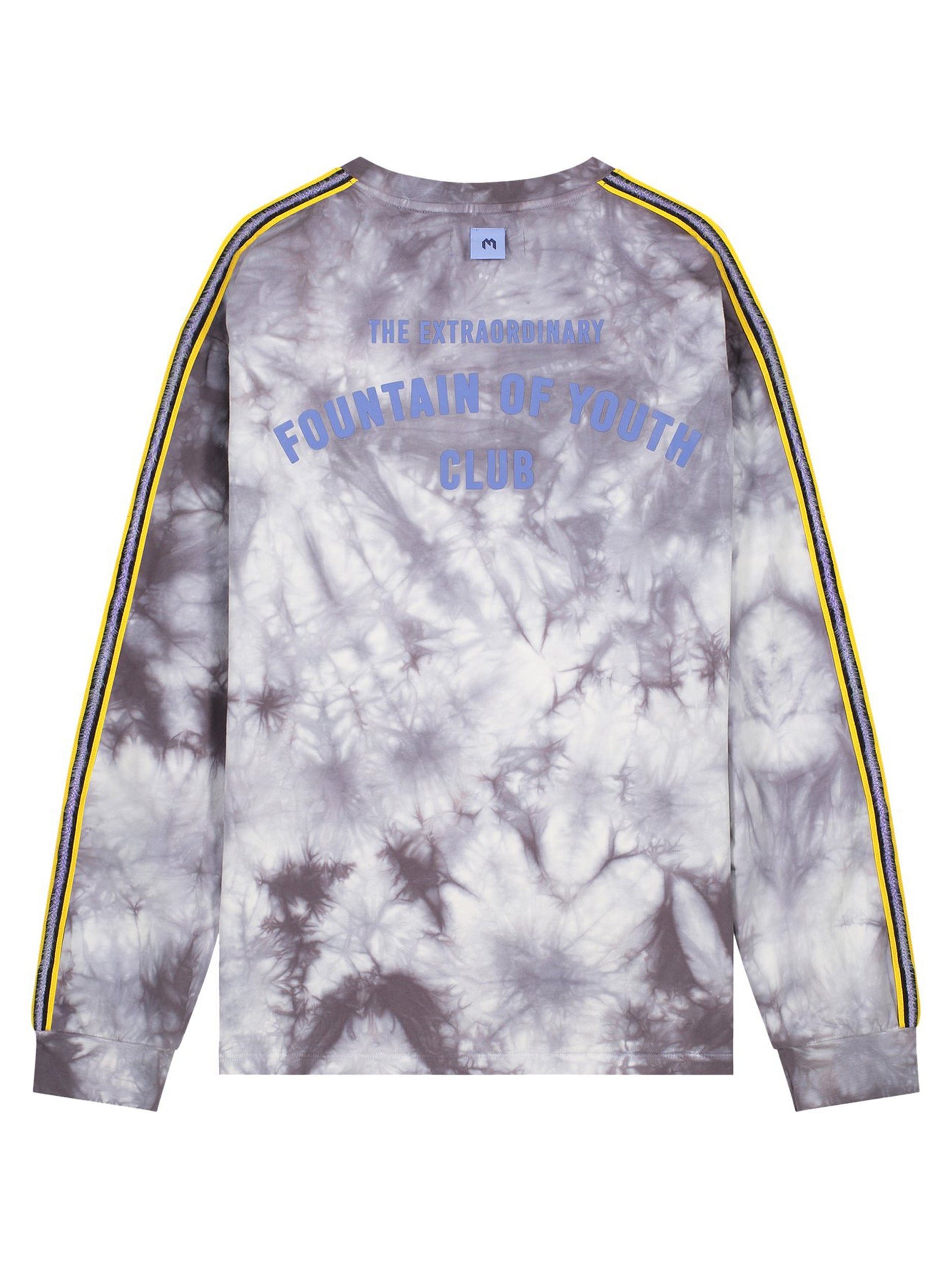 FOY TIE DYE LONGSLEEVE | WHITE - GREY