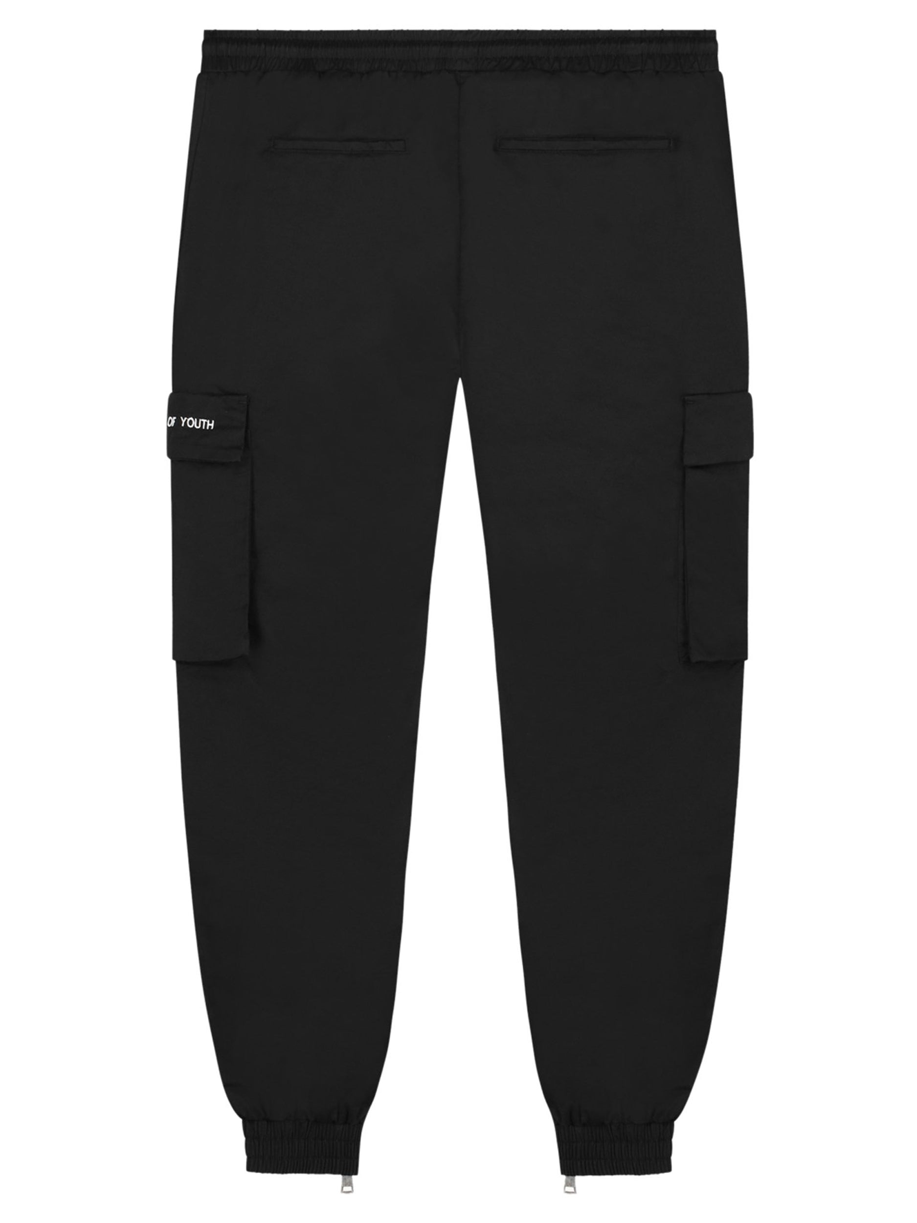 FOY METAL NYLON CARGO PANT | BLACK