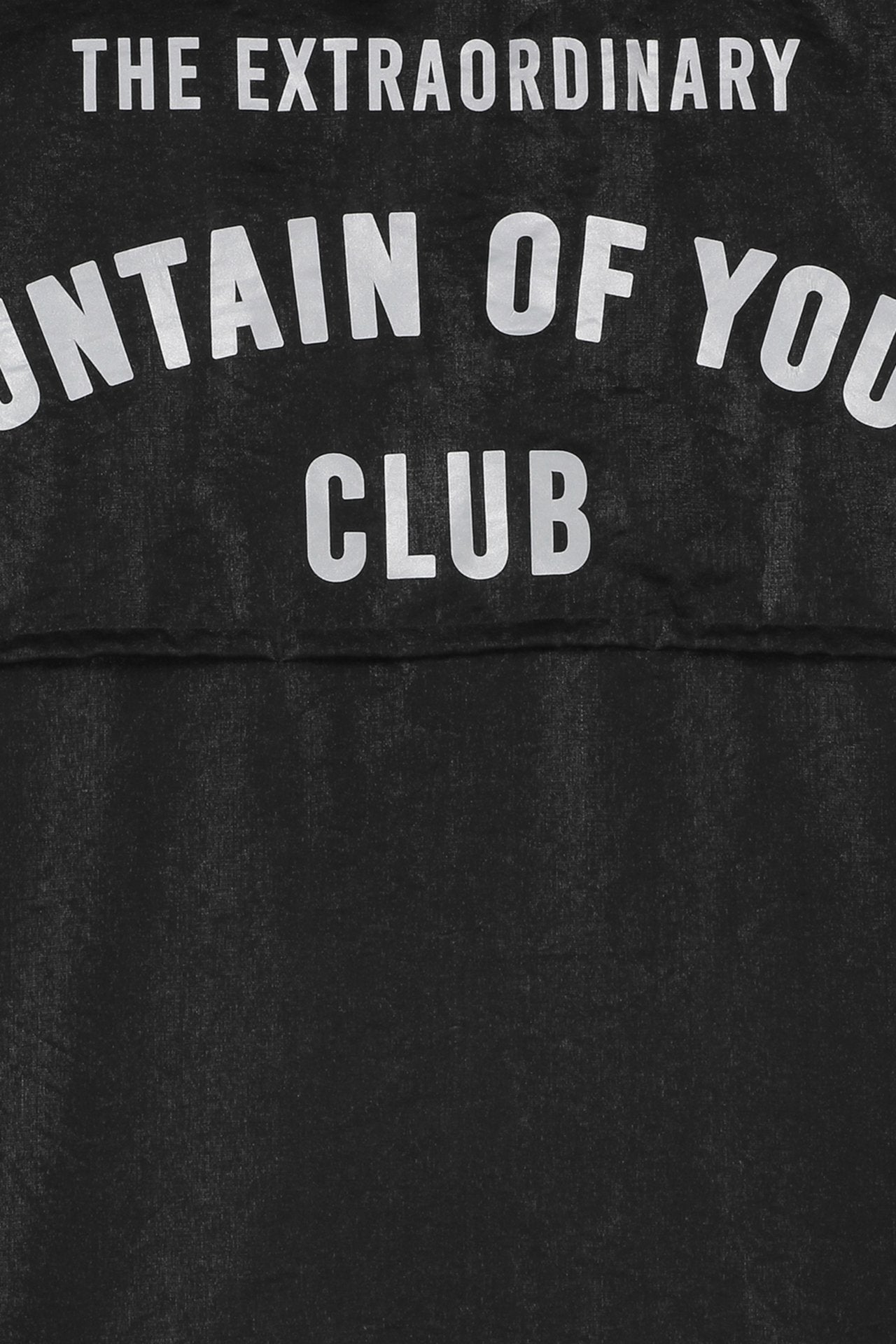 FOY METAL NYLON WINDBREAKER | BLACK