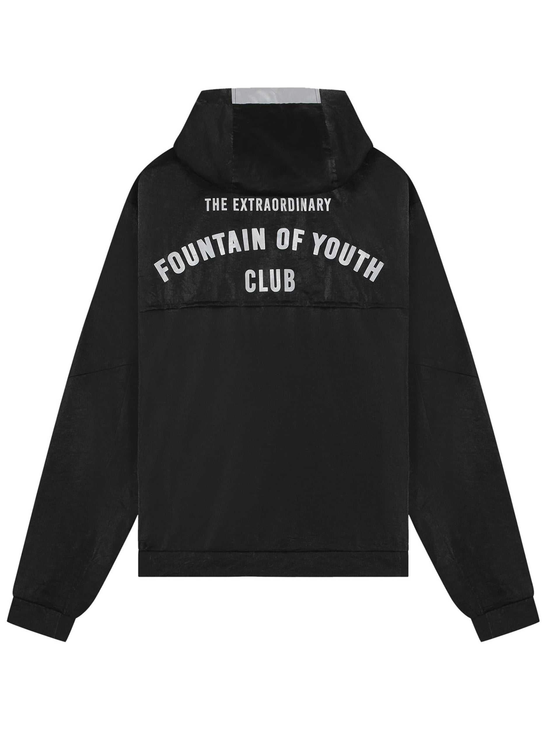 FOY METAL NYLON WINDBREAKER | BLACK