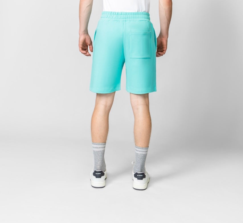 MB ESSENTIALS COTTON SHORT PANTS | AQUA