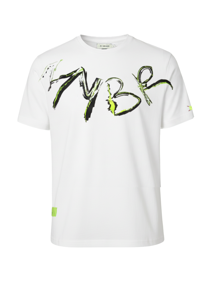 MYBRAND Signature Scribble Tee | OFF-WHITE