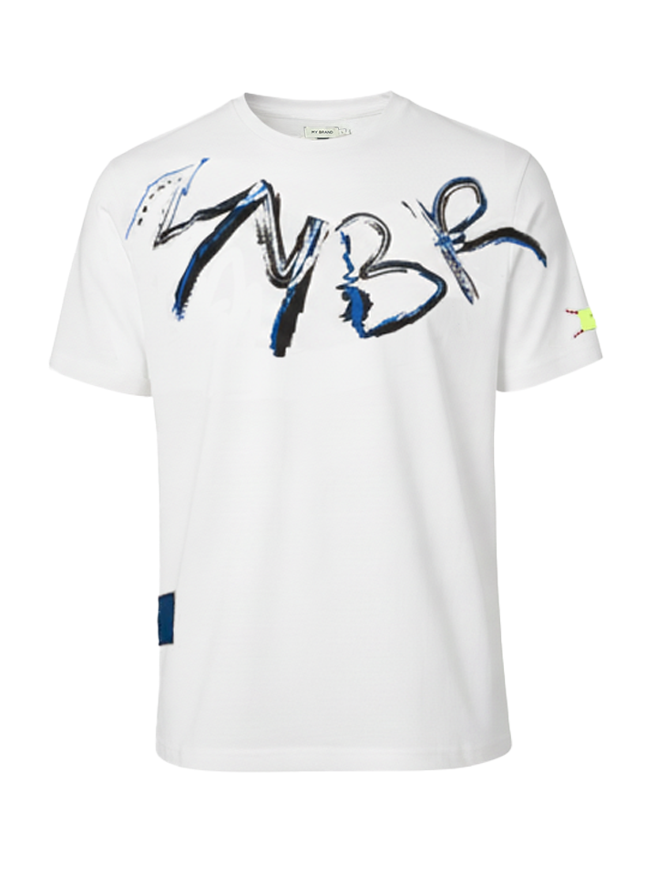 MYBRAND Signature Scribble Tee | OFF-WHITE