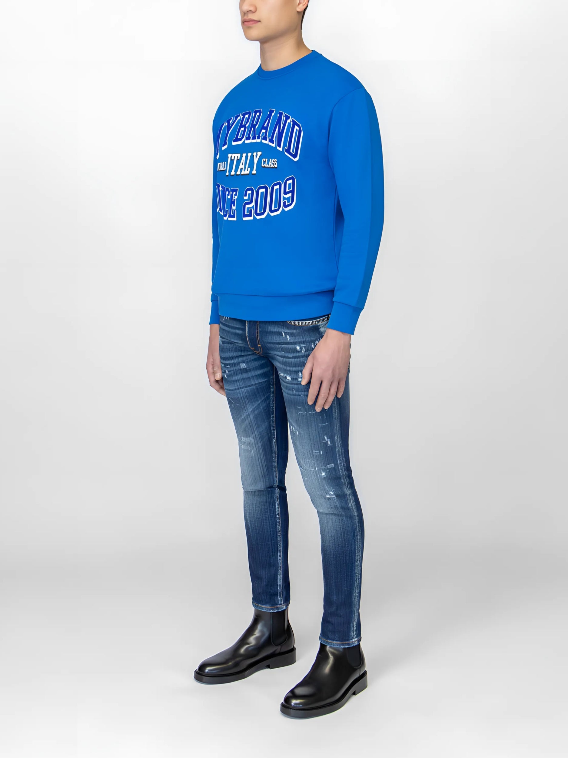 MYBRAND ITALY WORLD CLASS SWEATER | BLUE