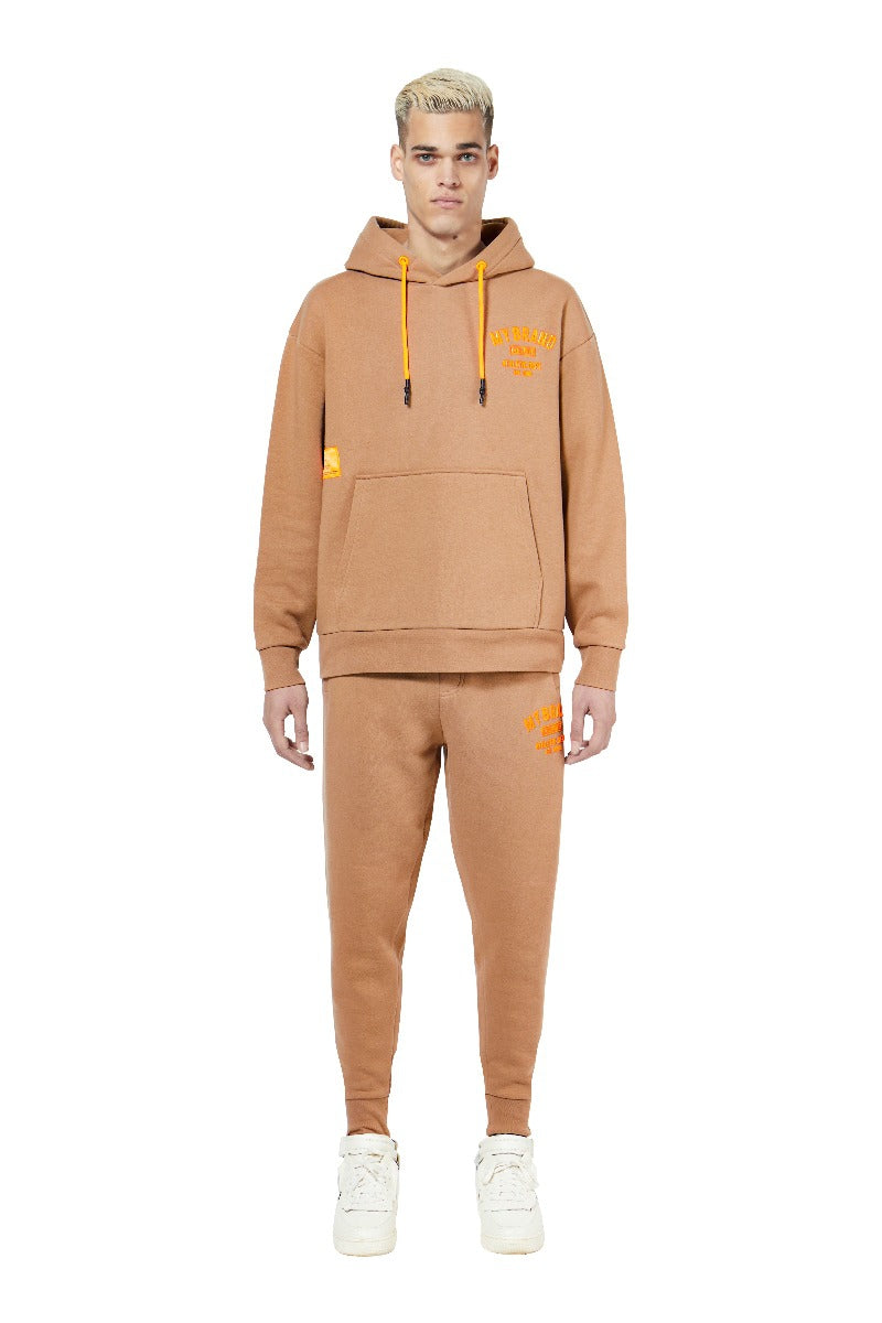 Mb Varsity Joggingsuit | CAMEL