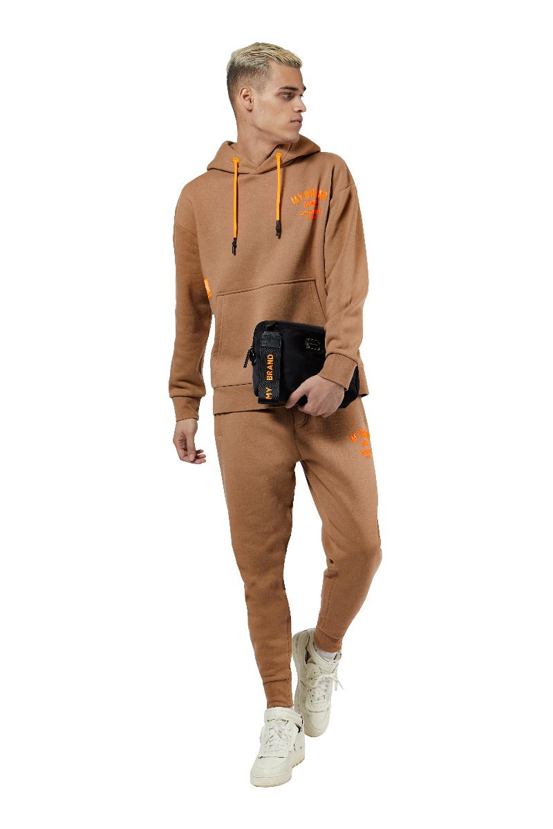 Mb Varsity Joggingsuit | CAMEL