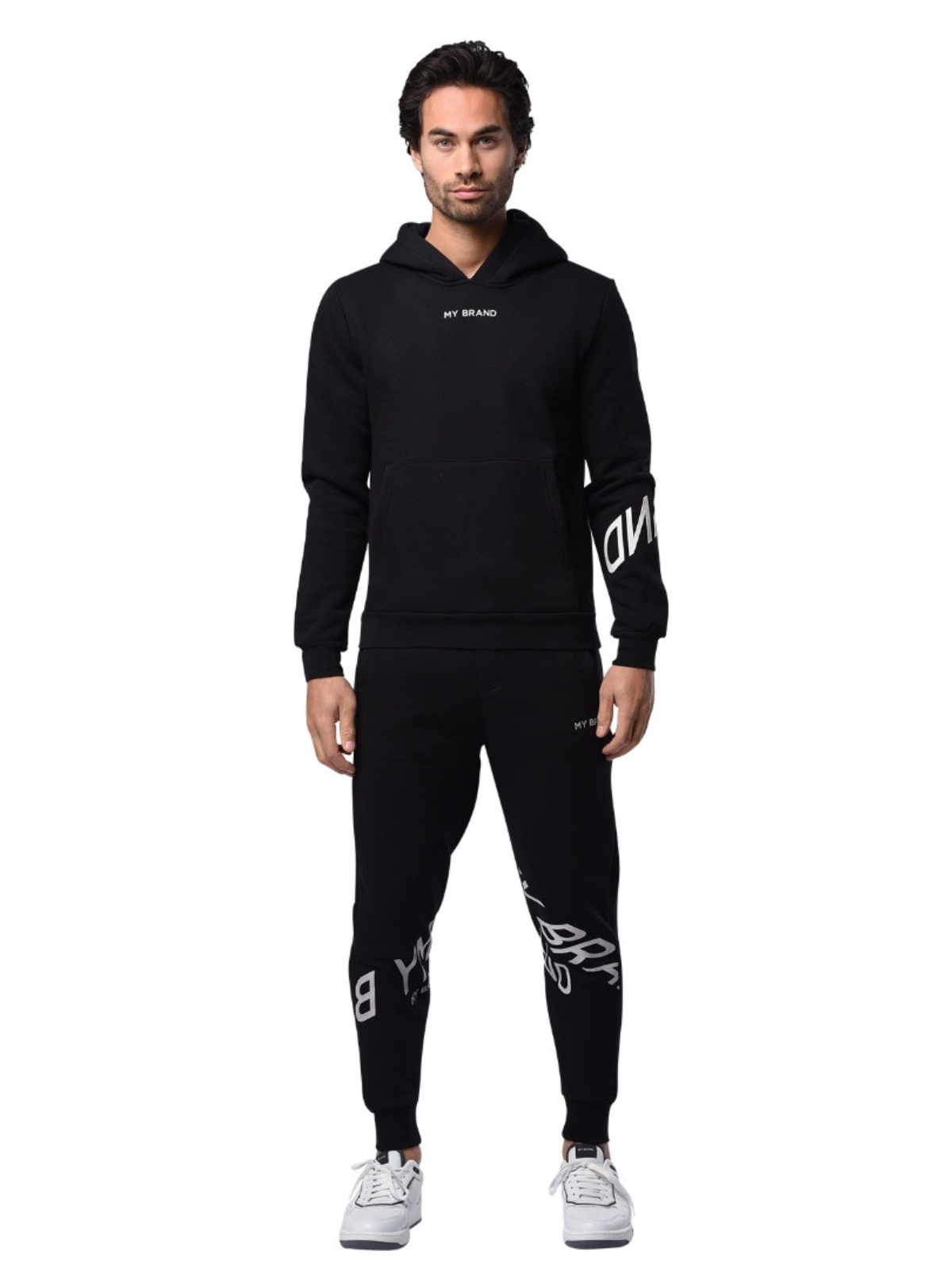 Mb Knees Joggingsuit | BLACK