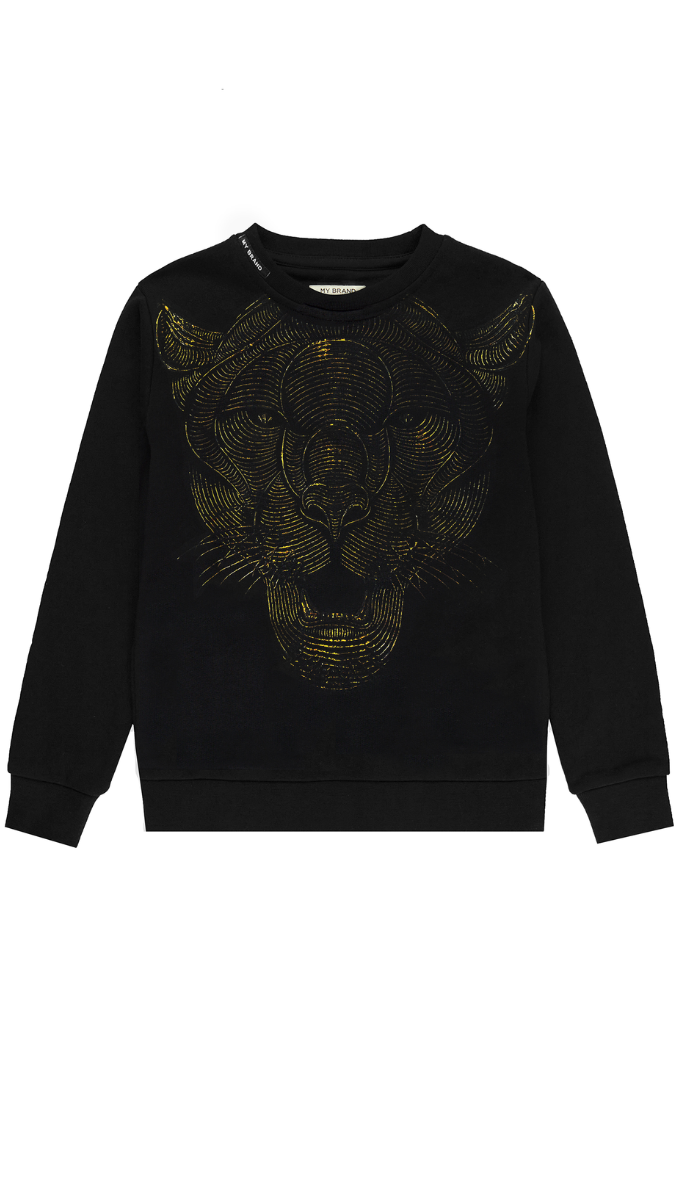 Trouble Tiger Sweater Gold