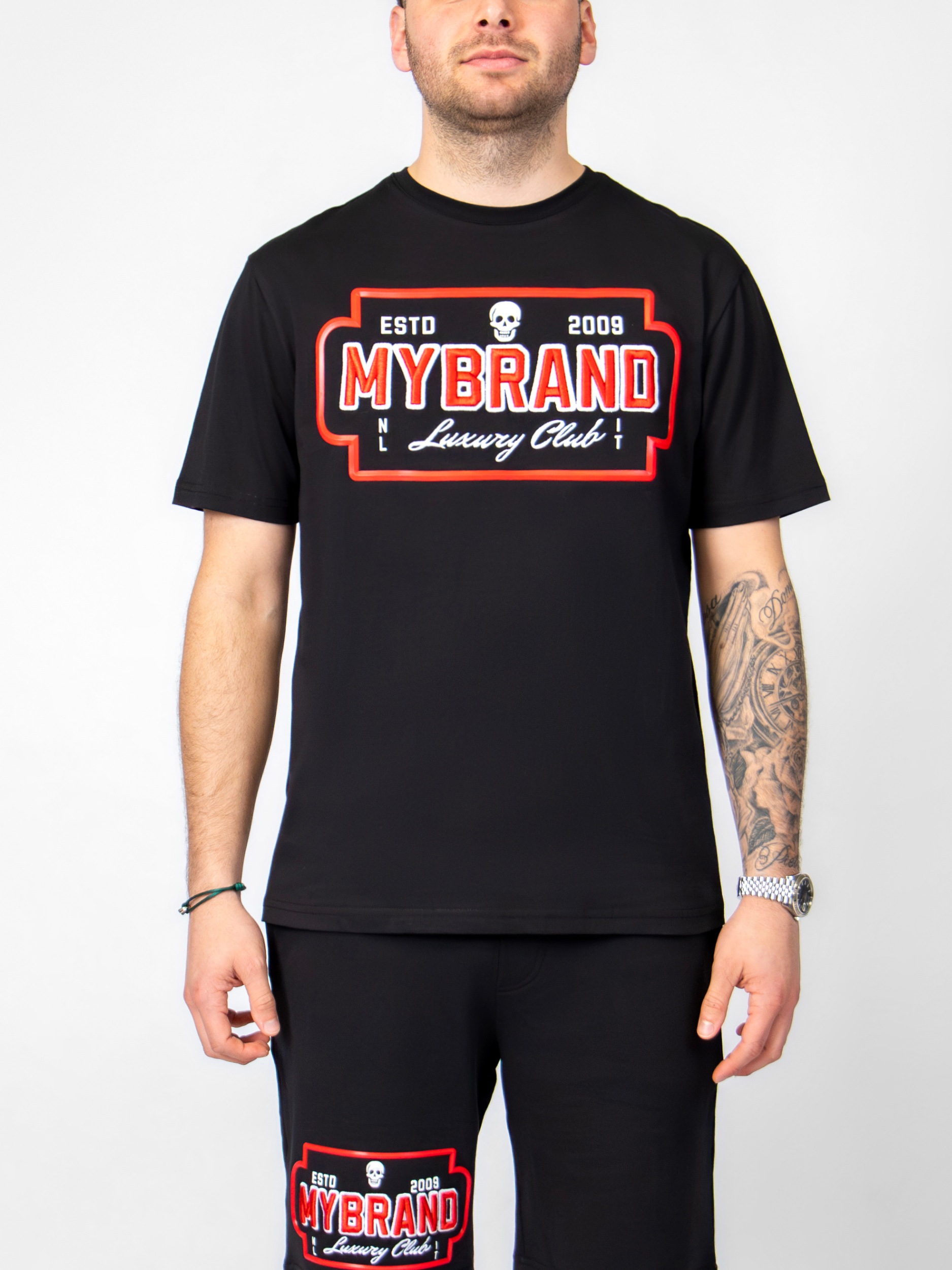 MYBRAND Skull Luxery Club | BLACK