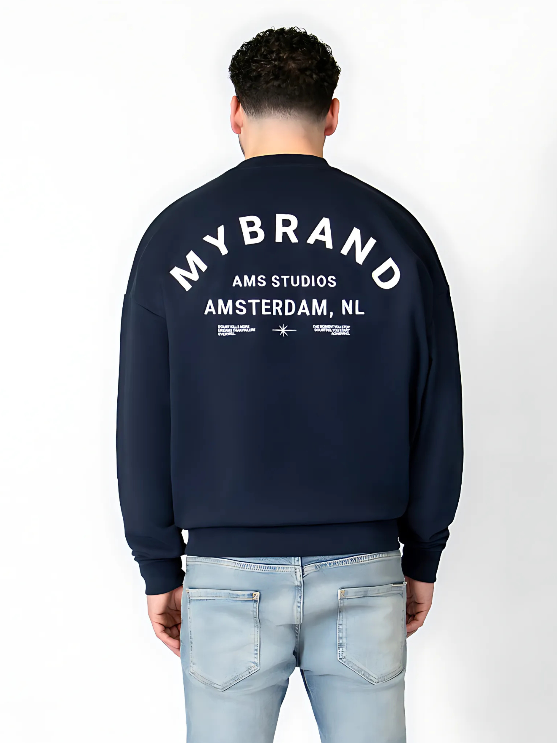 MYBRAND AMSTERDAM STUDIOS SWEATER | NAVY