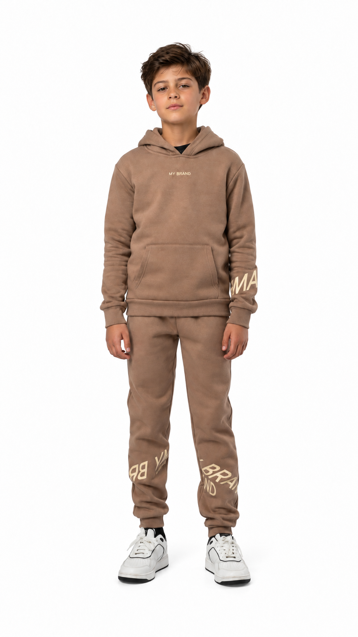 MB Knees Jogging Suit | CAMEL