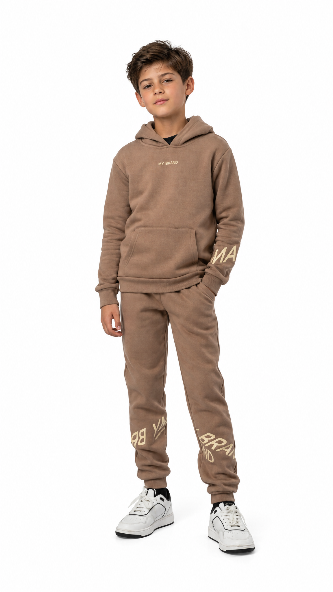 MB Knees Jogging Suit | CAMEL