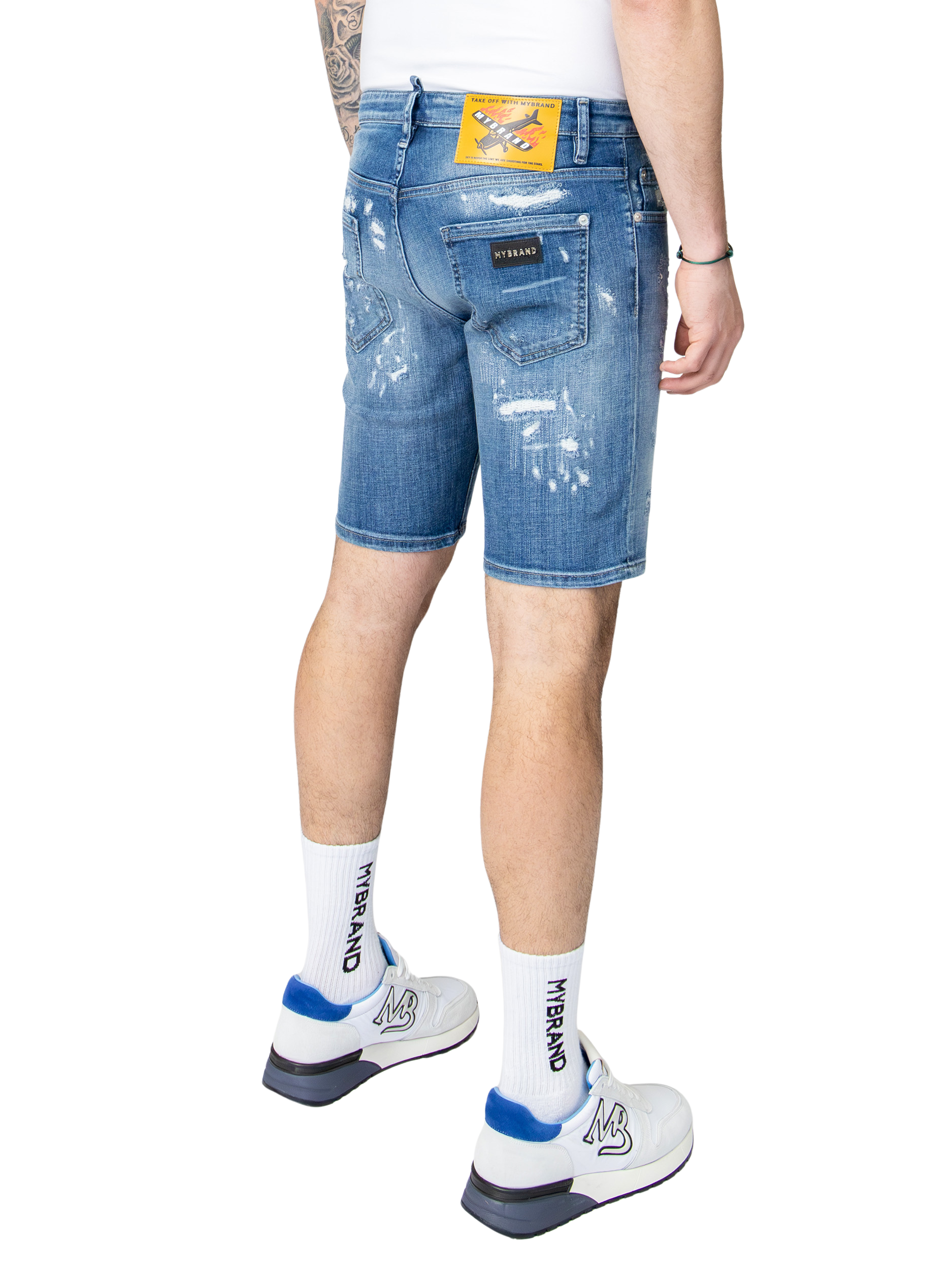MB SKY SHORT JEANS | DENIM