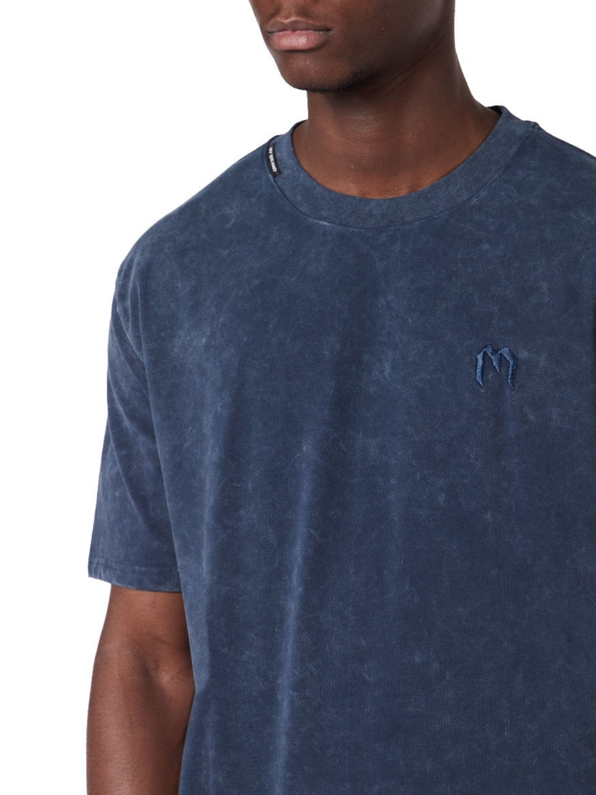 Acid Wash M T-Shirt Asphalt | NAVY