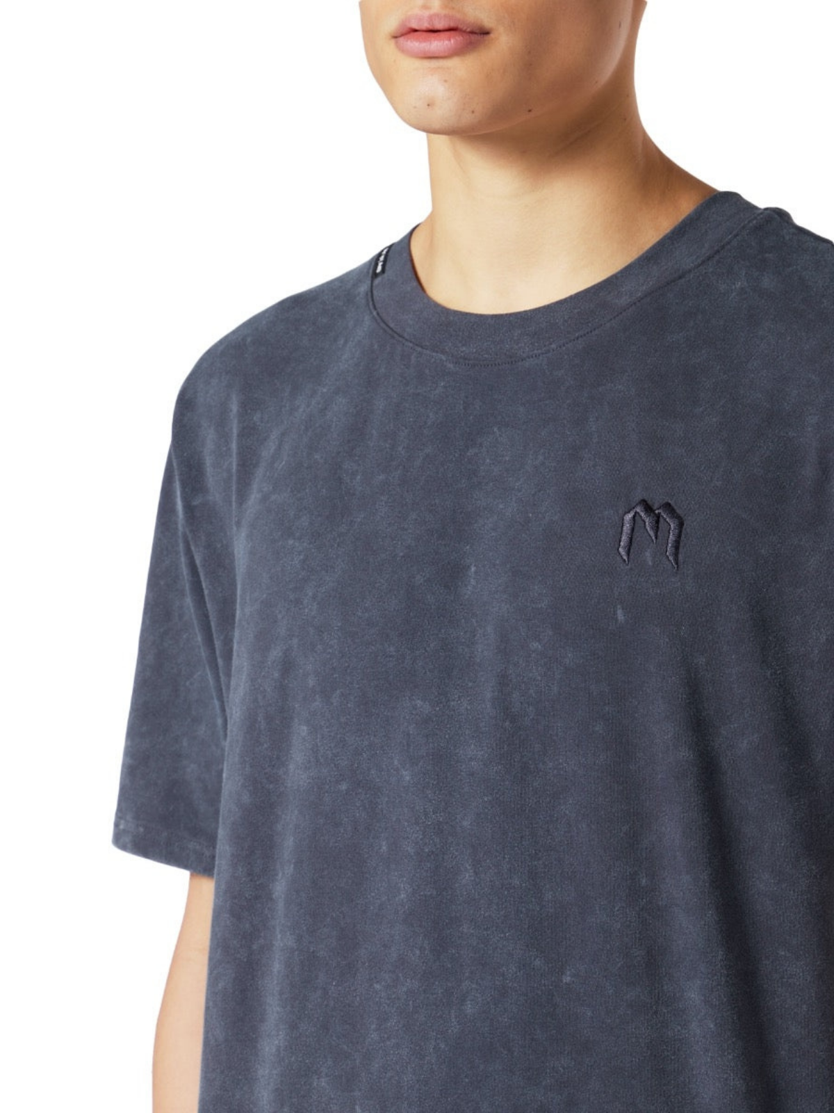 Acid Wash M T-Shirt Asphalt | DARK GREY