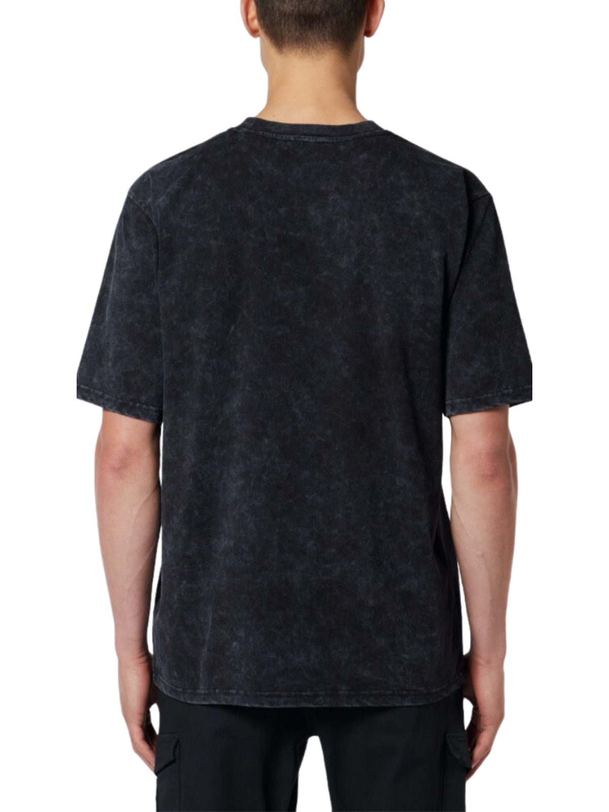 Acid Wash M T-Shirt Asphalt | BLACK