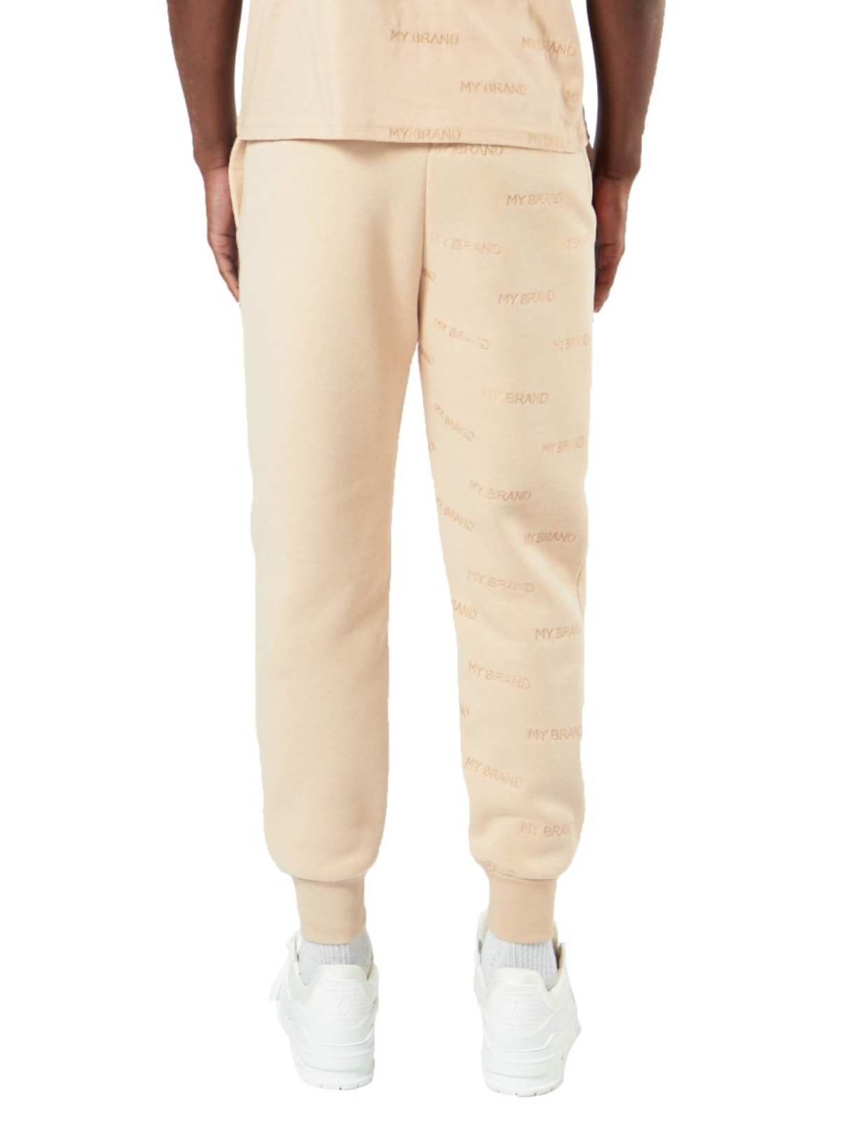 ALL OVER EMBROIDERY JOGGINGPANT | CAMEL