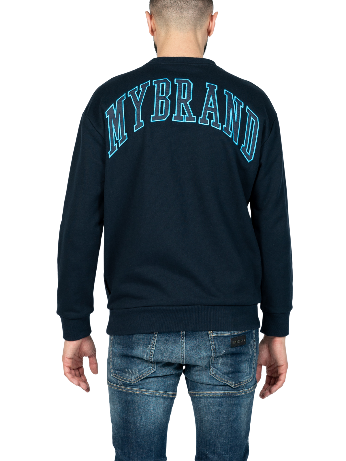 MY BRAND BACK SWEATER NAVY | NAVY