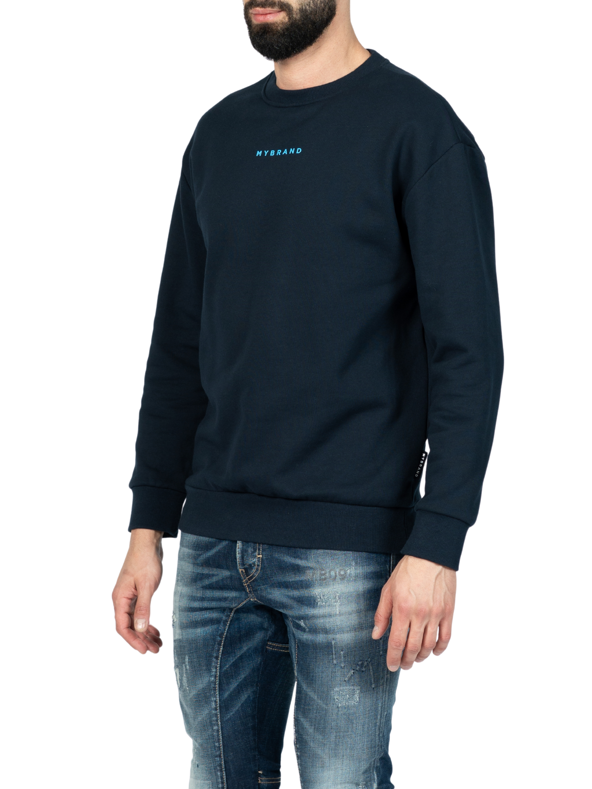 MY BRAND BACK SWEATER NAVY | NAVY