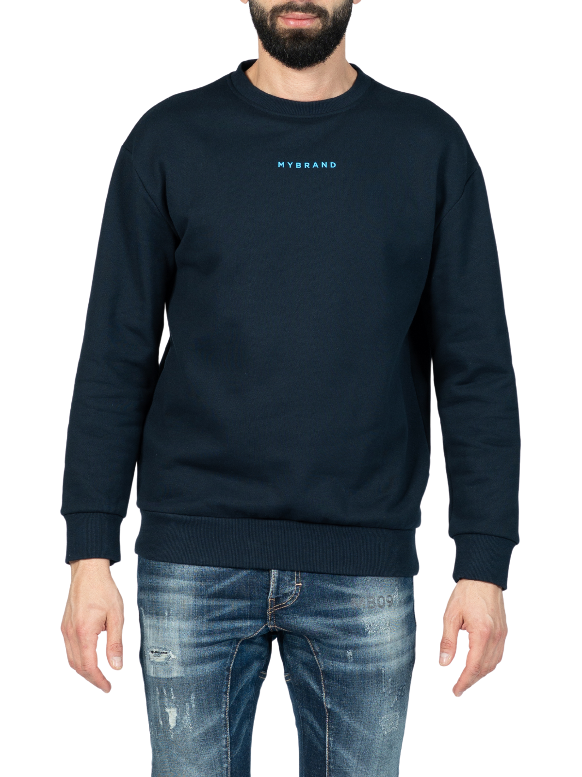 MY BRAND BACK SWEATER NAVY | NAVY