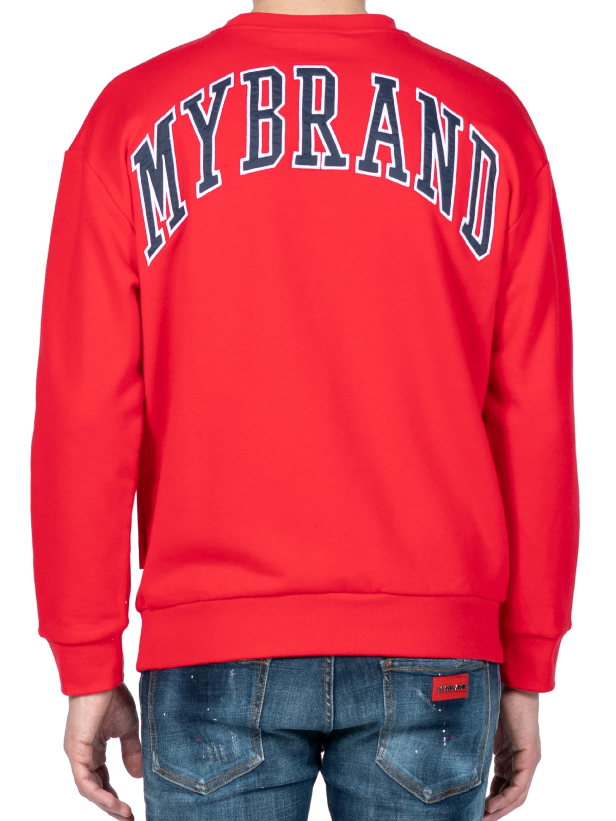 White My Brand Hombre MY BRAND BACK SWEATER RED RED – My Brand