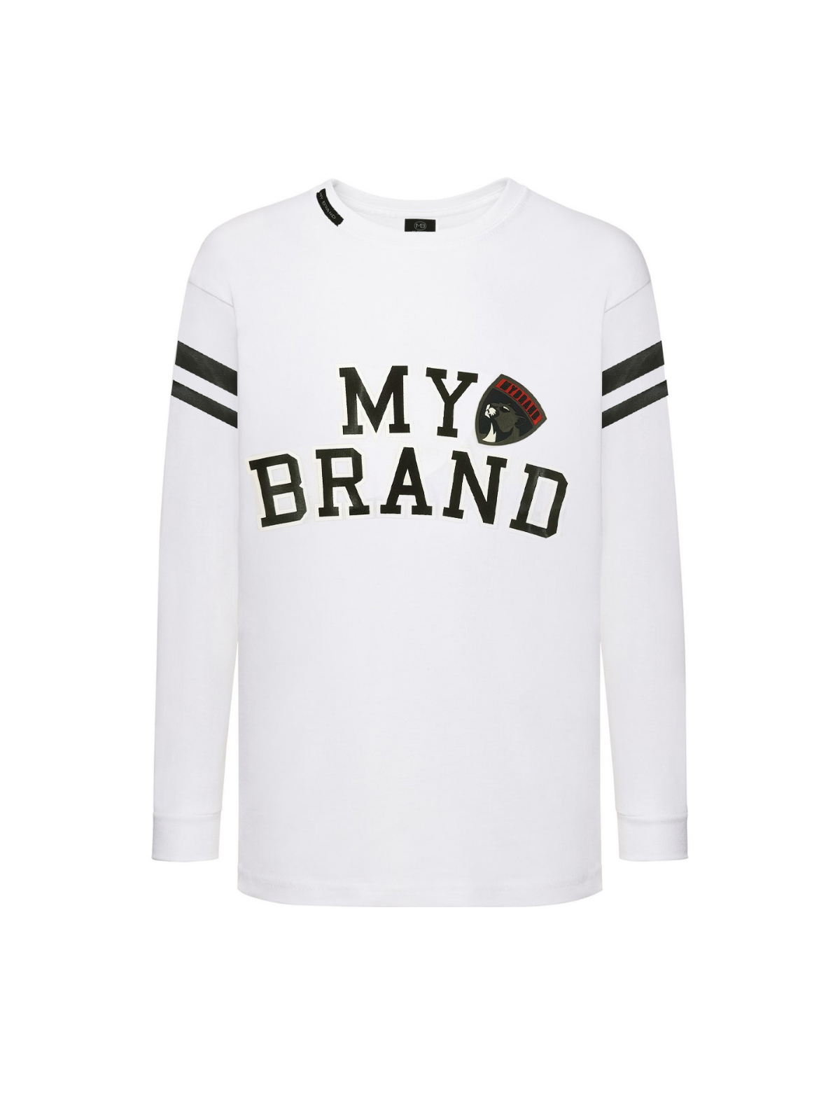 BASEBALL LOGO LONGSLEEVE | WHITE