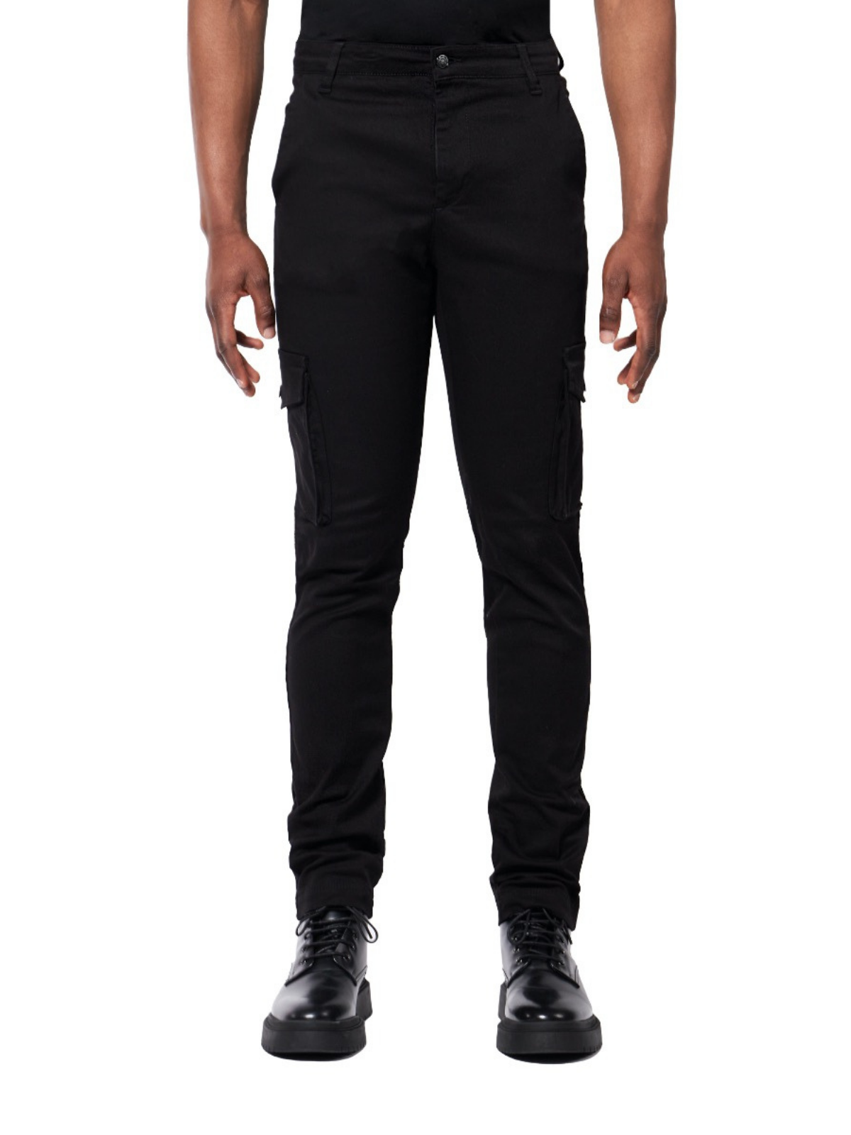 BASIC CARGO PANTS | BLACK