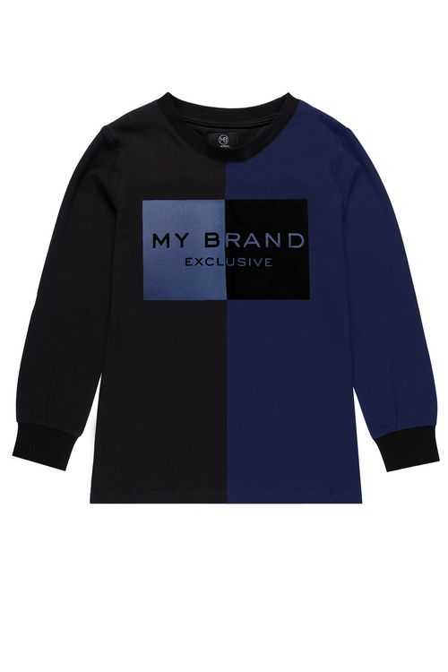 Mb Logo Sweater Black | BLUE