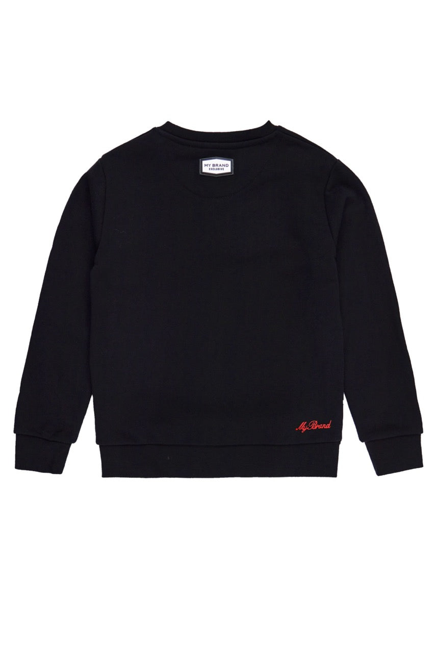 Mb Logo Sweater Black BLACK – My Brand Online BV