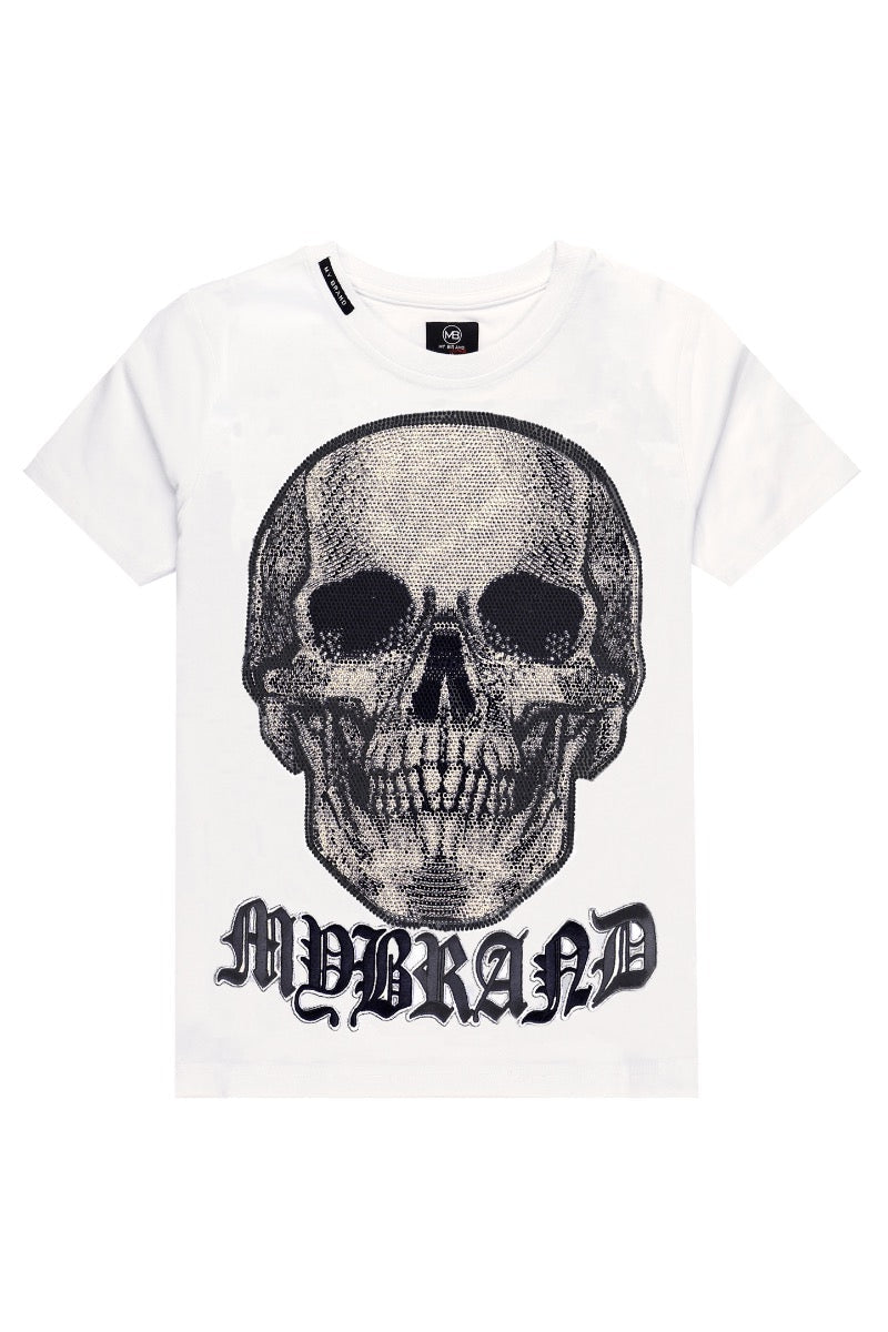 White Skull T-Shirt | WHITE