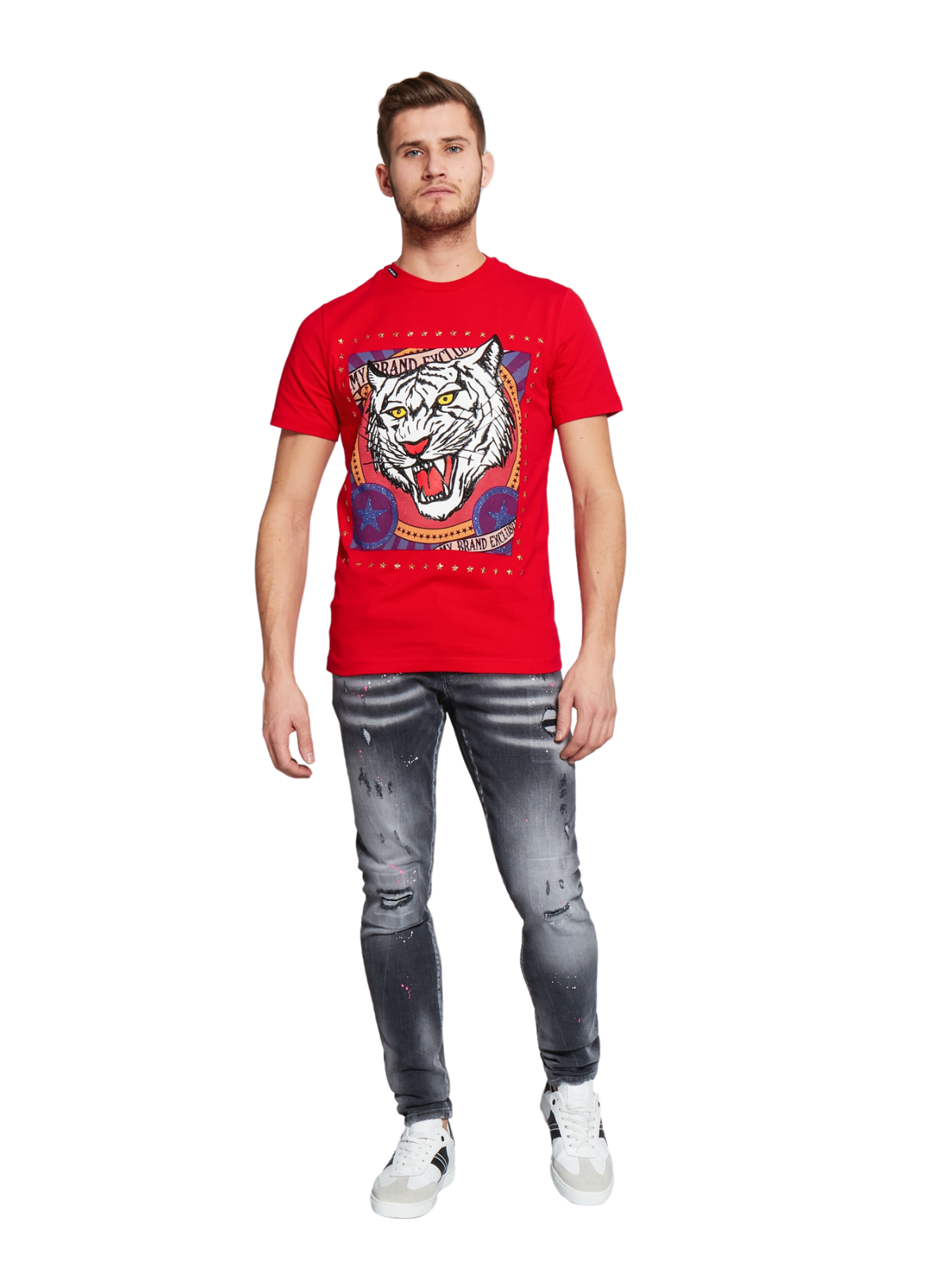 CARNIVAL WHITE TIGER T-SH | RED