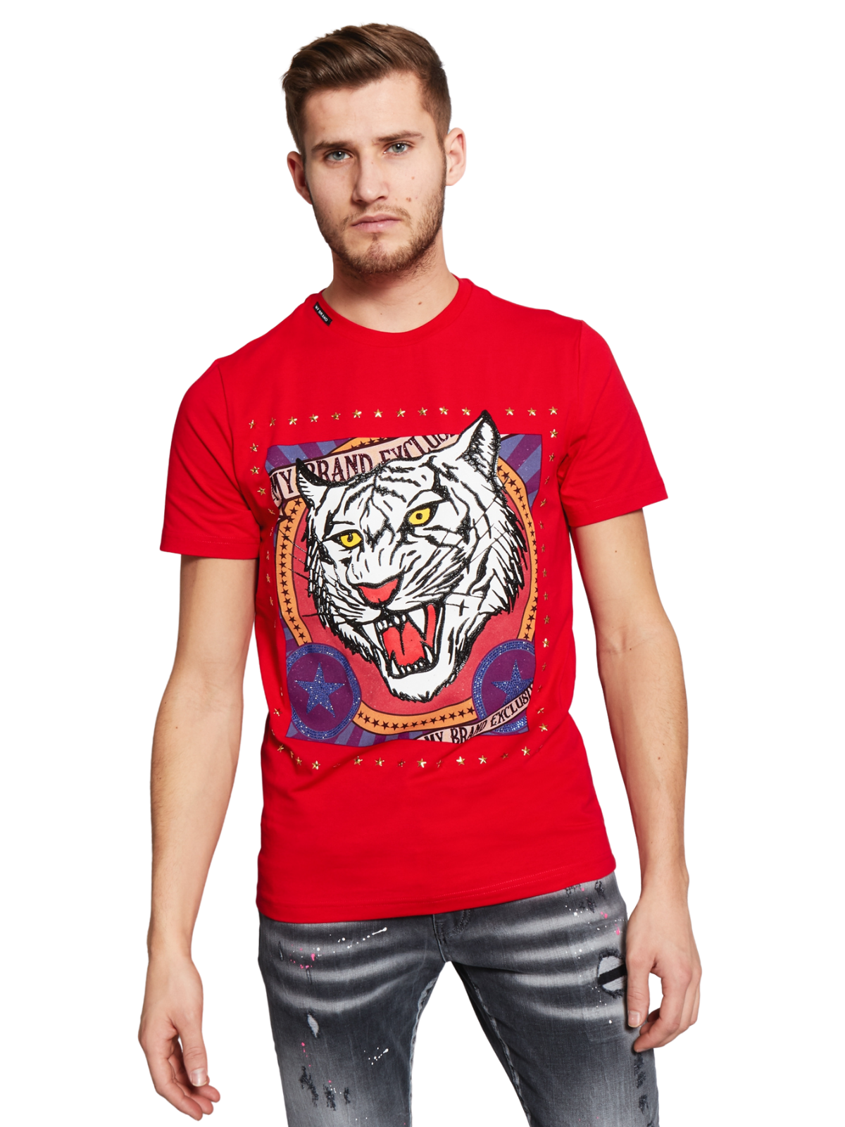 CARNIVAL TIGER T-SHIRT | RED