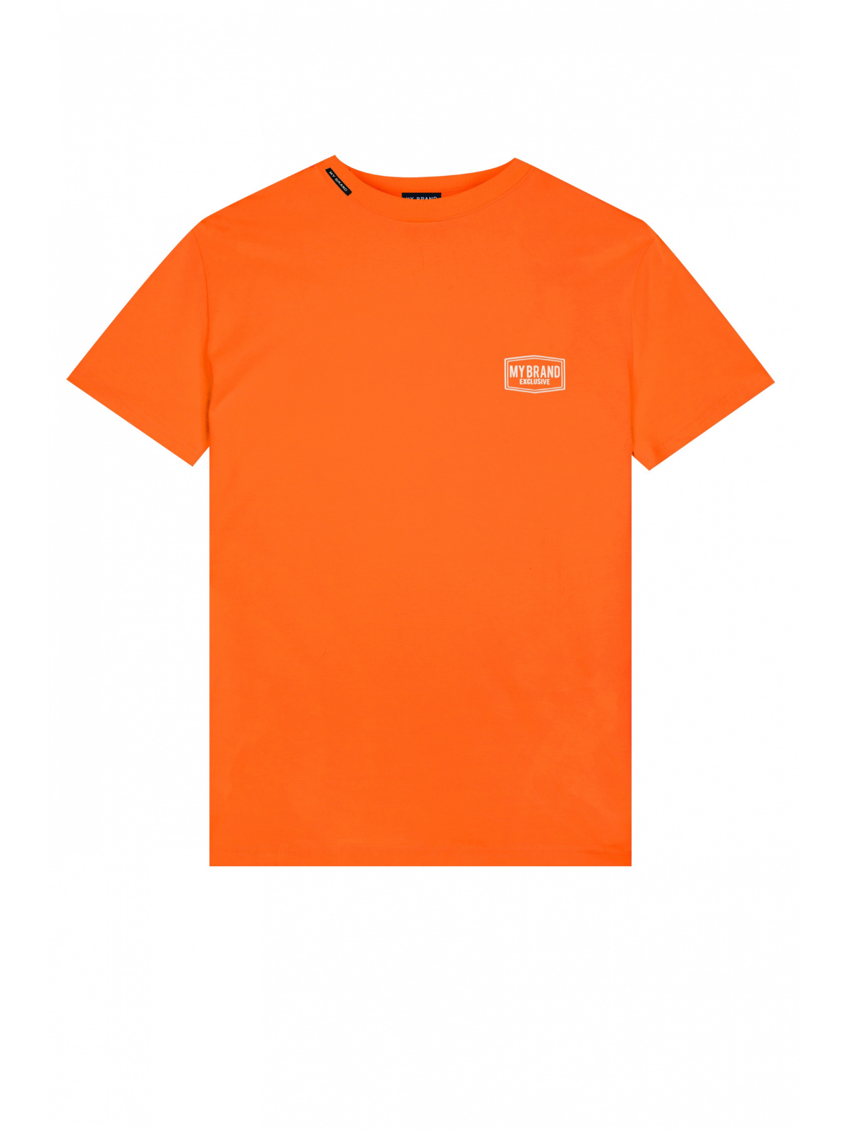 CHEST LOGO NEON T-SHIRT | NEON ORANGE