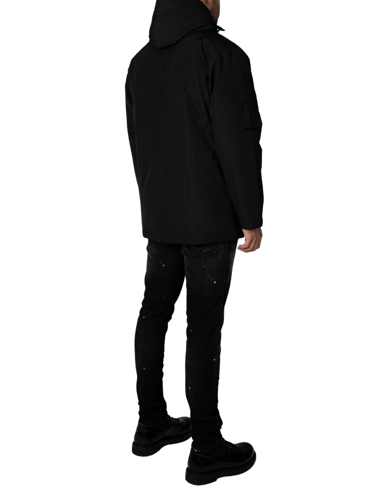 CORTINA LONG JACKET BLACK | BLACK