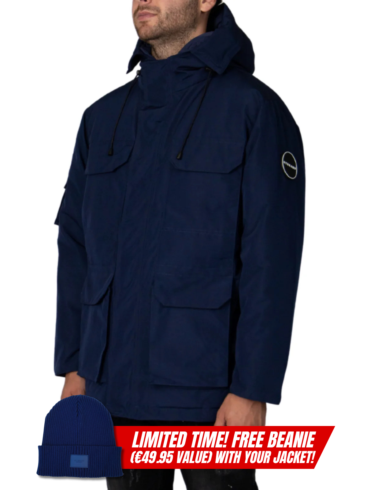 CORTINA LONG JACKET NAVY | NAVY