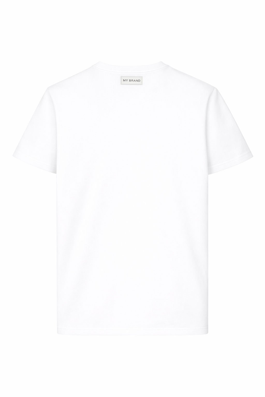 MY BRAND BLUE PAINTED T-SHIRT | WHITE