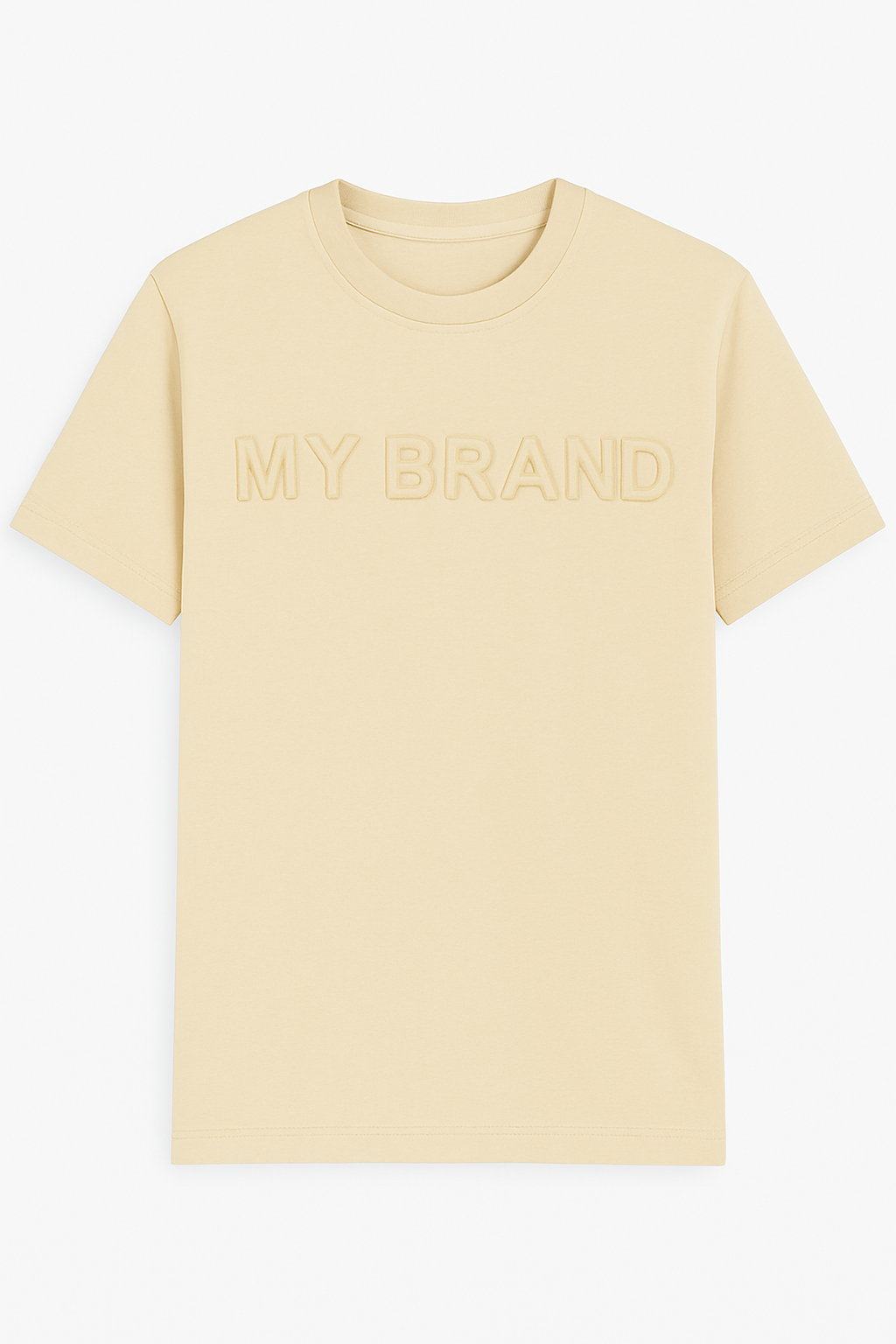 MYBRAND Embosed Statement Tee | OFF-WHITE