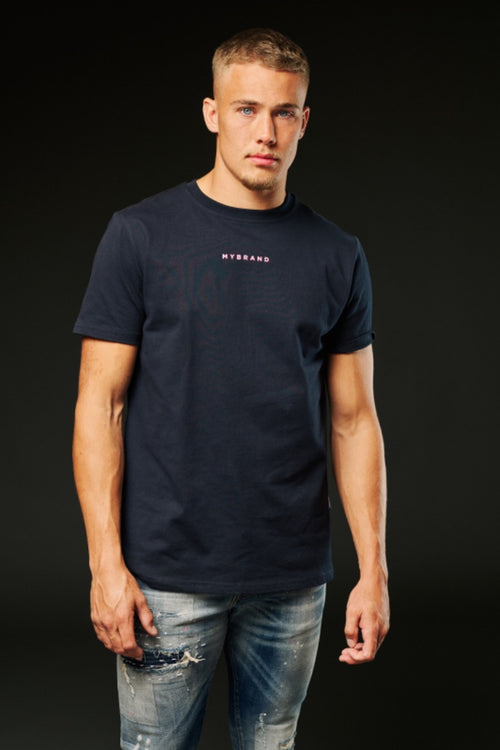 MY BRAND BACK TEXT T-SHIRT NAVY | NAVY