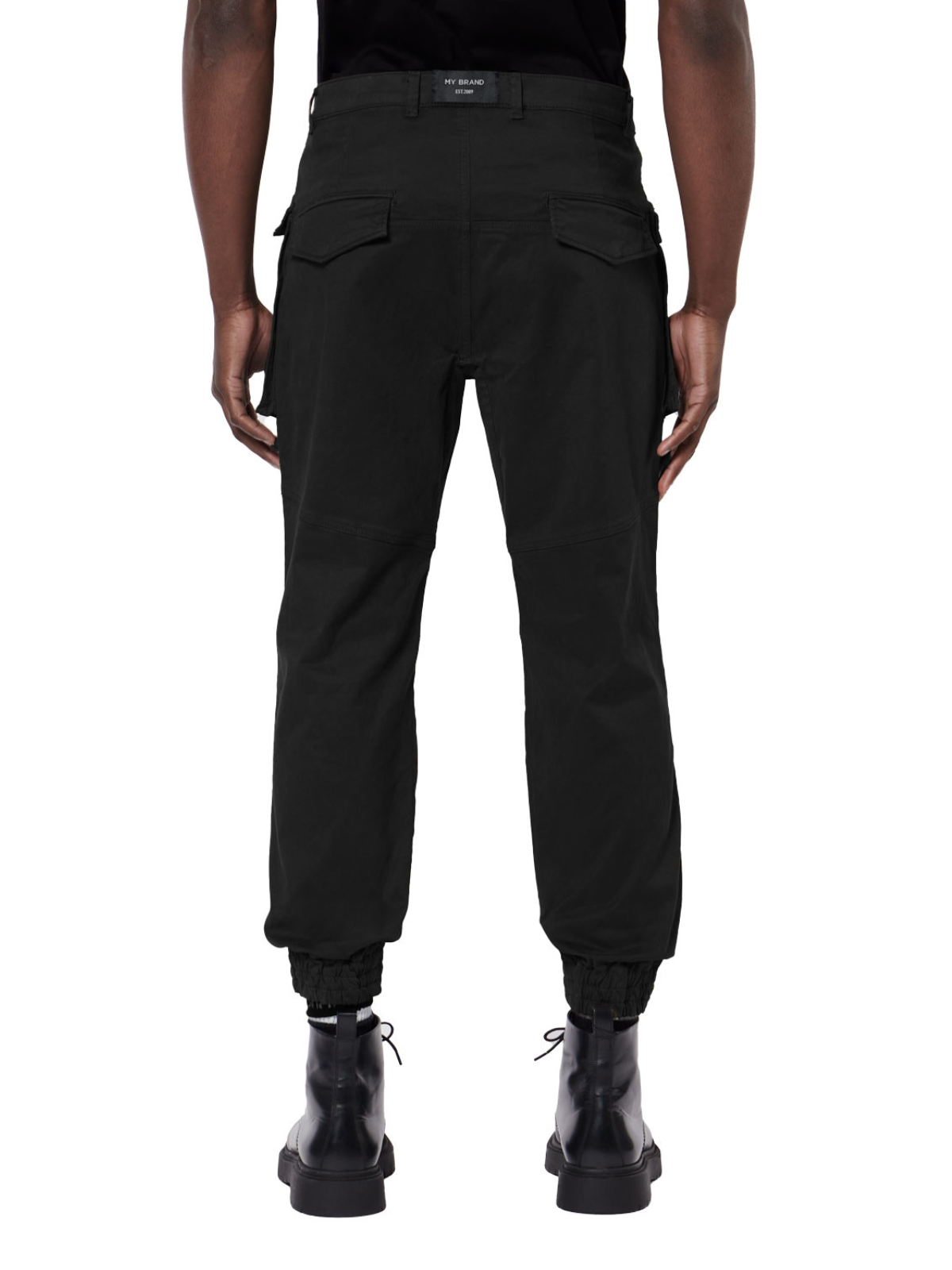 DUNDER BOLD POCKET CARGO PANT | BLACK